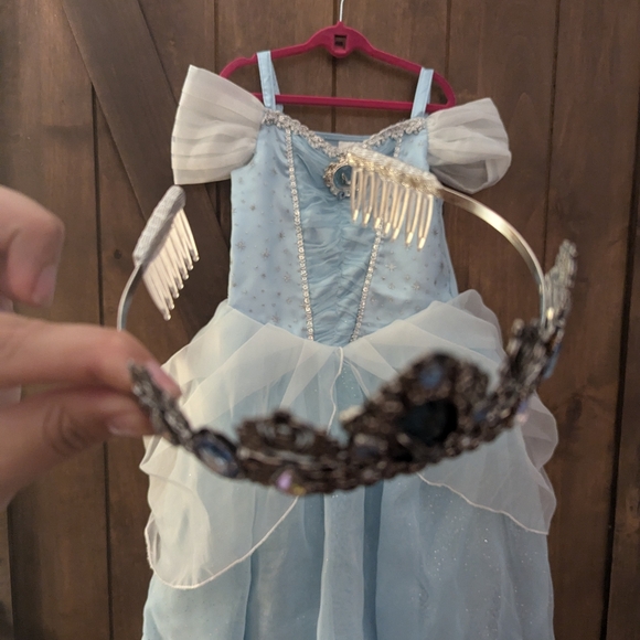 🪡Disney's Cinderella Costume w/ Crown🐀 - Picture 6 of 6